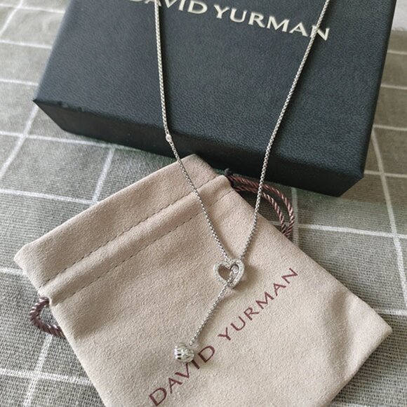 David Yurman Silver Necklace - Picture 1 of 6
